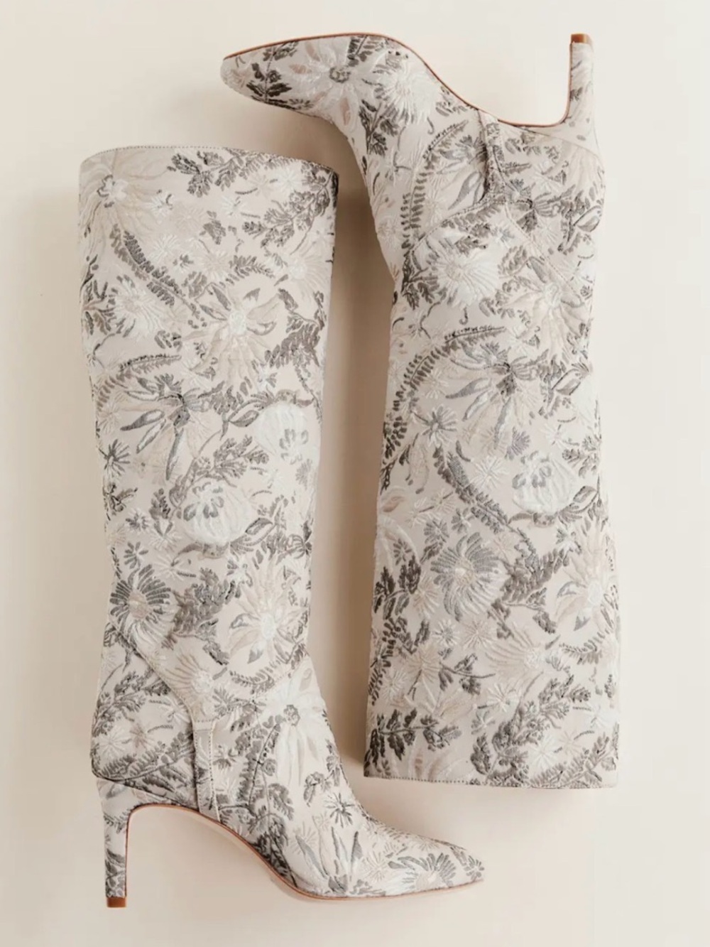 NWOT Reformation Gaelle Knee Boot Grey - Size 9.5